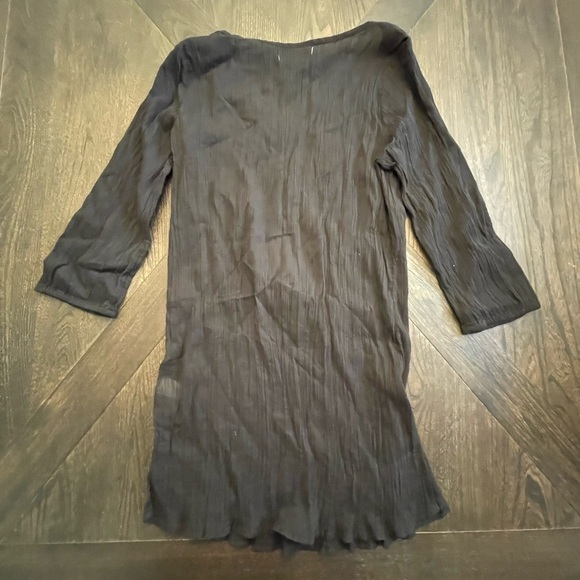 Old Navy Black and Silver Coverup Size Medium - Picture 4 of 4